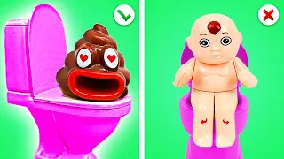 Huggy Wuggy Approved Toilet Gadgets || Parenting Hacks, Gadget Recommendations by Zoom GO!