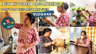 Vlog#44||💁‍♀️Kitchen-uh pudhusa maathiyachu| Dont do this mistake ever|Apr27,2024 #home #vlog #tamil