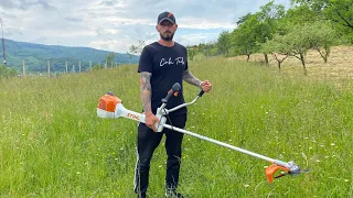 Stihl Fs 361-C , first impression and start. ( Motocoasa Stihl.)