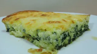 SPINACH gratin without cream / Incredibly Delicious