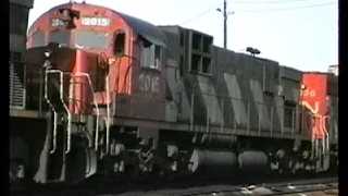 CN's C-630Ms in the Halifax area 1992-5