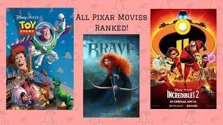 All Pixar Movies Ranked!