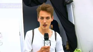 Jakob Hybholt @ Siviglia Show and Backstage - Milan Men's Fashion Week Spring 2012 | FashionTV - FTV