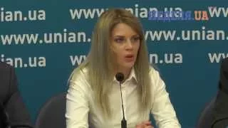 Марія Шевченко на прес-конференції ГР при КОДА