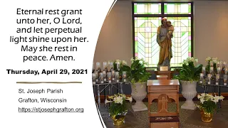 Funeral Mass for Sarah Grisar - Monday, May 20 at 6pm