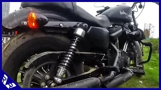 Exhaust Sound comparison: Iron 883 with screaming Eagle Vs. Harley Street 750