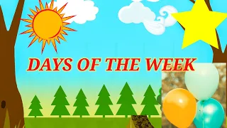 Days of the week with spellings||Best preschoollearningvideos @LearnwithBhavishya