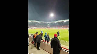 Achim Mentzel Stimmung an der Alten Försterei DFB Pokal Viertelfinale Union Berlin vs. FC St. Pauli