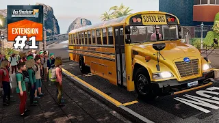 Bus Simulator 21 - School Bus DLC | Route 1 | BeastDriver