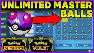 UNLIMITED MASTER BALLS EASY - ITEM DUPLICATION GLITCH - Pokemon Violet - Pokemon Scarlet
