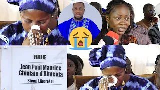 Jean Paul Almeida honorée d'une ruelle à son nom, sa mère inconsolable, lors du discour de sa fille