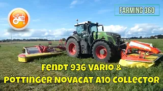 Fendt Demonstrations 2022 | Fendt 936 Vario & Pöttinger Novacat A10 Collector