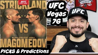 UFC VEGAS 76 | FULL CARD - PICKS & PREDICTIONS | Strickland vs. Magomedov!!!!