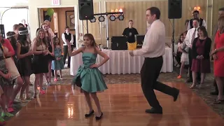 Best Father Daughter Dance Ever - Comedian Mike Hanley and his daughter Jessica