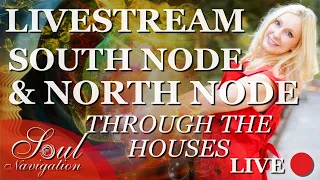 South Node & North Node through the houses! ALL 12 SIGNS!  What does the Nodes mean in Astrology! SN