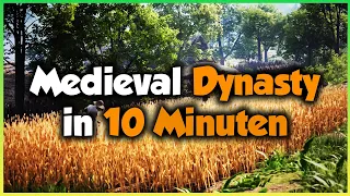 MEDIEVAL DYNASTY  in 10 Minuten🌱REVIEW | MEINUNG