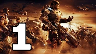 Gears Of War 2 Walkthrough Part 1 - No Commentary Playthrough (Xbox 360)