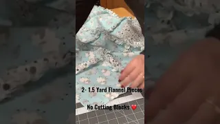 Easy Rag Quilt Without Cutting Blocks #thecraftyauthor #ragquilts https://youtu.be/iRuiWGx17tQ