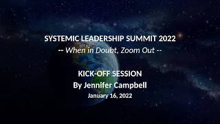 Kick-Off Systemic Leadership Summit 2022