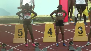 CARIFTA Games 2024 Grenada | Girls 100 Meter Dash Under 17 SF 2