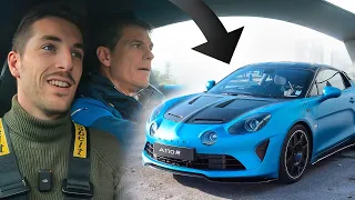 L’Alpine A110R en glisse avec Yann le Jossec!