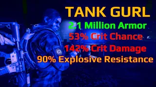 "Tank Gurl 2.0" Crit + Explosive Resistance Build (Division 2 PVP)