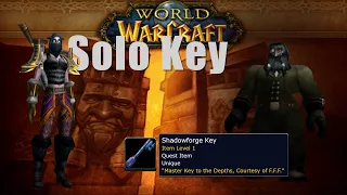 Classic Hunter Solo Shadowforge Key (Killing Fineous Darkvire)