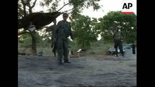 Sri Lankan army activities in East Sri Lanka; mine clearing