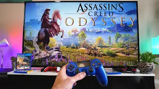 Testing Assassin's Creed: Odyssey On the PS4 POV Gameplay Test, Unboxing