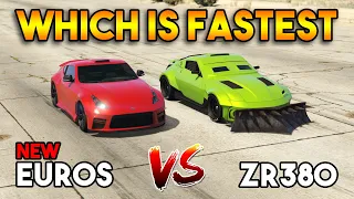 GTA 5 ONLINE : EUROS VS ZR380 (WHICH IS FASTEST?)