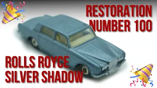 MATCHBOX restoration: 24C Rolls Royce Silver Shadow - 100th video!