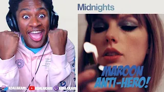 Taylor Swift - Maroon & Anti-Hero (Midnights Album) (REACTION!)