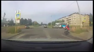 Погоня за мотоциклом в Ангарске 19 июня