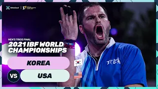 USA v Korea Men's Trios Final | 2021 IBF World Championships