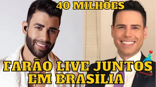 Gusttavo Lima fará mais uma LIVE com Luiz Bacci para a EMPRESA Mitsubishi, em Brasília