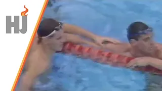 1992 Barcelone - finale 50m nage libre, POPOV en or, KALFAYAN 4e
