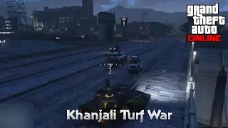 GTA Online (PS4) : Freemode Gameplay - Khanjali Turf War!