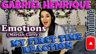 First Time Reaction to Gabriel Henrique - Emotions