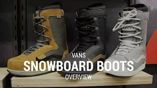 Vans Snowboard Boots 2019 Line Overview - Tactics