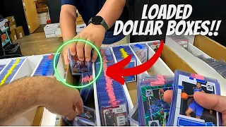 THEY KEPT ADDING CARDS TO THIS LOADED SPORTS CARD DOLLAR BOX