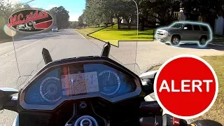 Improve your total stopping distance on a motorcycle