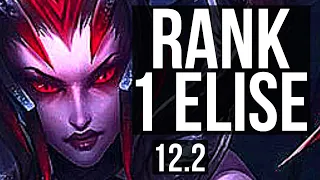 ELISE vs NUNU (JNG) | Rank 1 Elise, 12/1/5, Legendary, Rank 16 | KR Challenger | 12.2