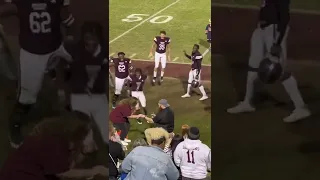 High School Football Coach's Surprise Proposal to Girlfriend In Front of Team