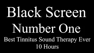 Number One Best Tinnitus Sound Therapy Ever 10 Hours Thunderstorm Black Screen Nature Sounds