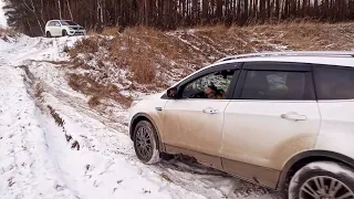 Полный привод Ford Kuga в деле!