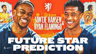 FUTURE STAR PREDICTION JONG ORANJE 🔮🌟 ft. Sontje Hansen & Ryan Flamingo! 🤣👌