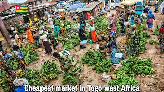 African market shopping . what can $20 gets you in an African market? Assigame lomé Togo West Africa