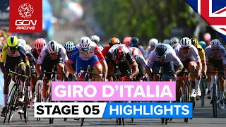 Can Sprinters Survive Tough Climb? | Giro D'Italia 2022 Stage 5 Highlights