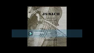 [Original LP] J.S.Bach - Suite No. 1  in G major  for unaccompanied Cello, BWV 1007  / André Levy