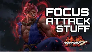 TEKKEN 7 |  AKUMA FOCUS ATTACK STUFF |  by DEXTER